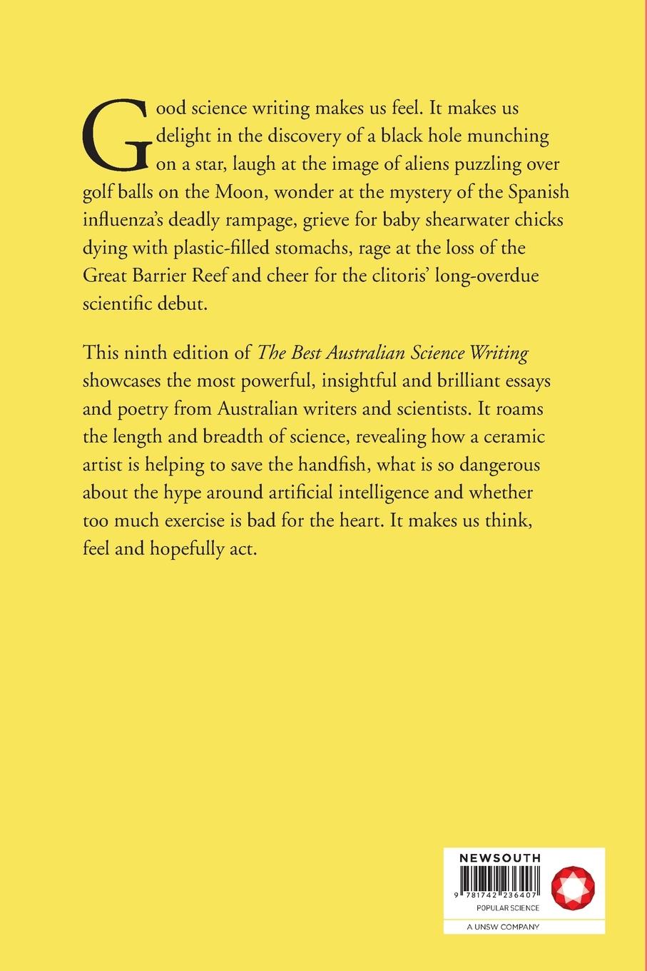 Rückseitencover The Best Australian Science Writing 2019