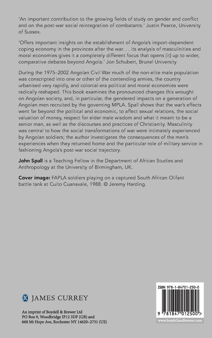 Rückseitencover Manhood, Morality & the Transformation of Angolan Society