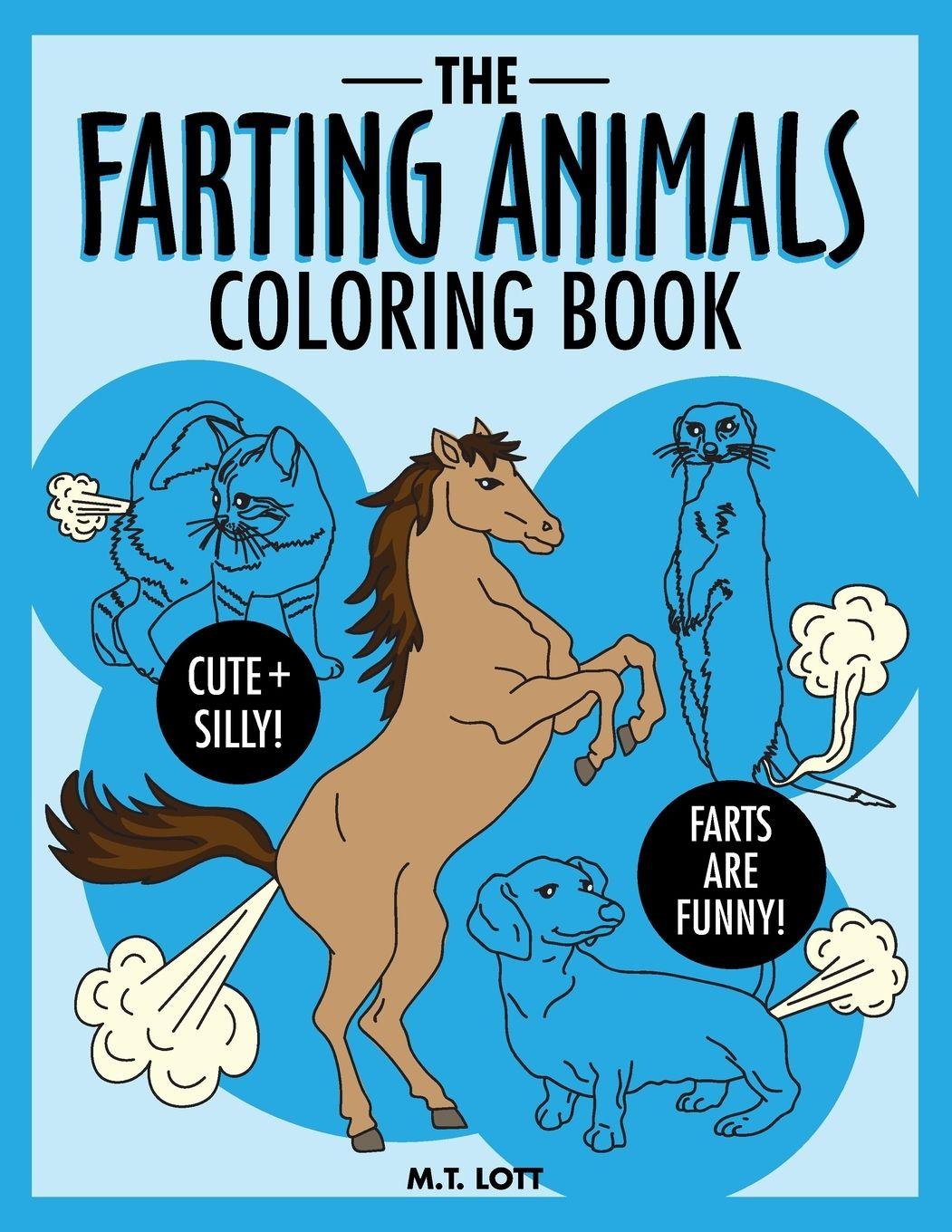 Vorderes Coverbild The Farting Animals Coloring Book