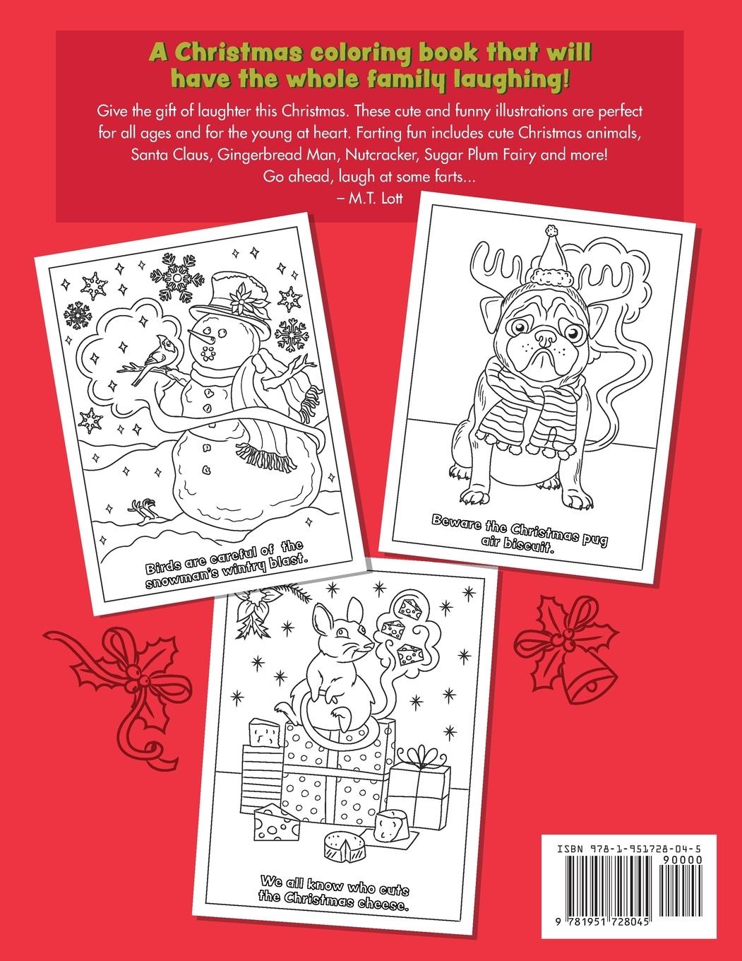 Rückseitencover The Farting Christmas Coloring Book