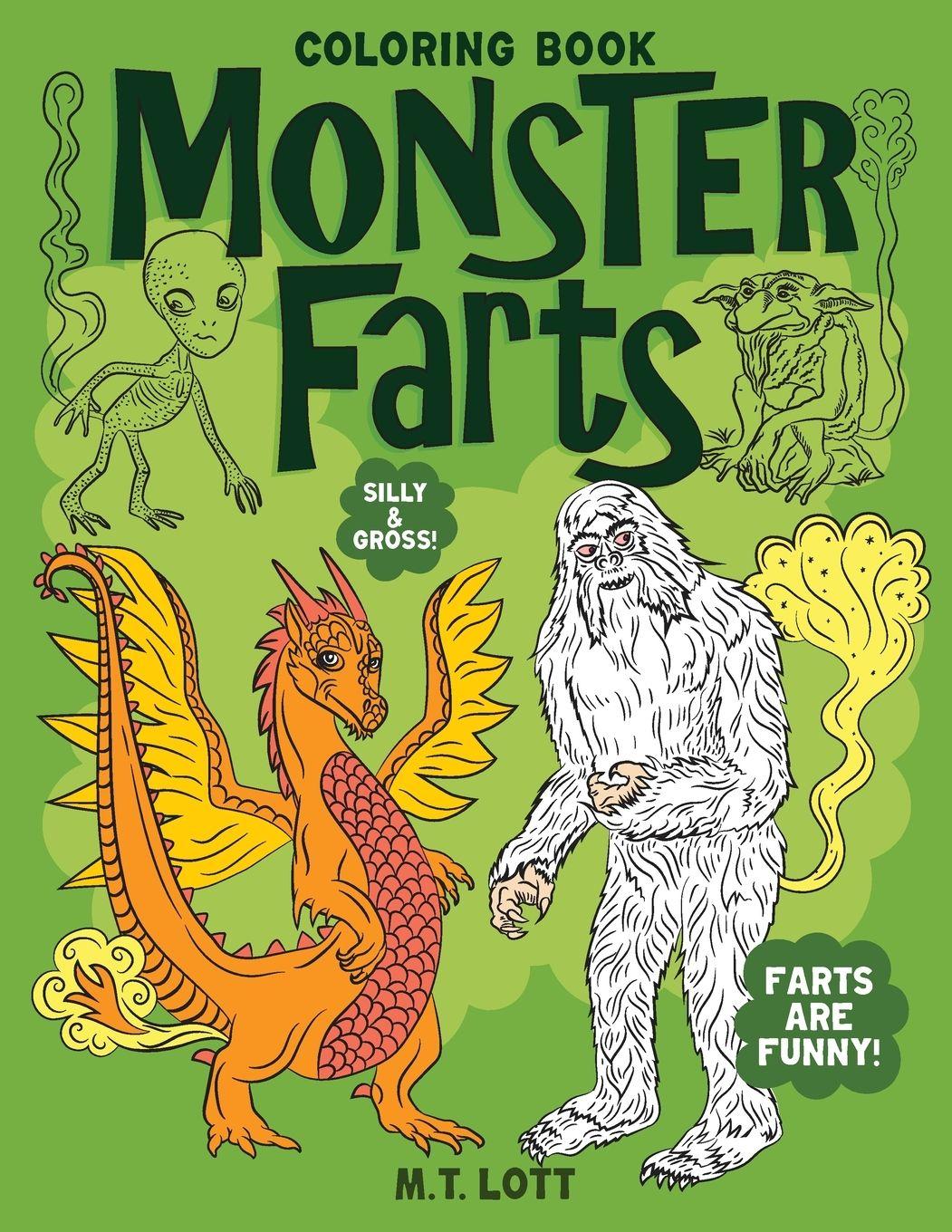 Vorderes Coverbild Monster Farts Coloring Book