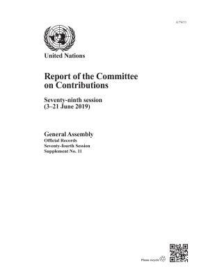 Vorderes Coverbild Report of the Committee on Contributions