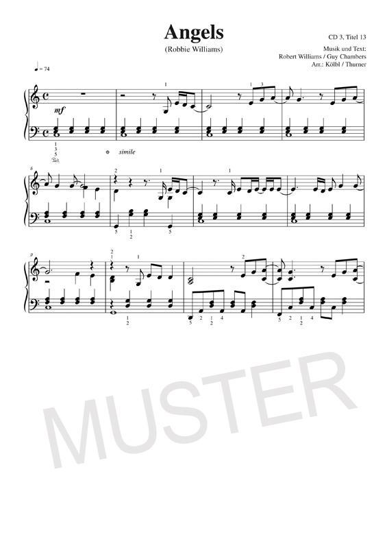 Beispielinhalt (Bild) Piano Piano 2 mittelschwer (mit 4 CDs)