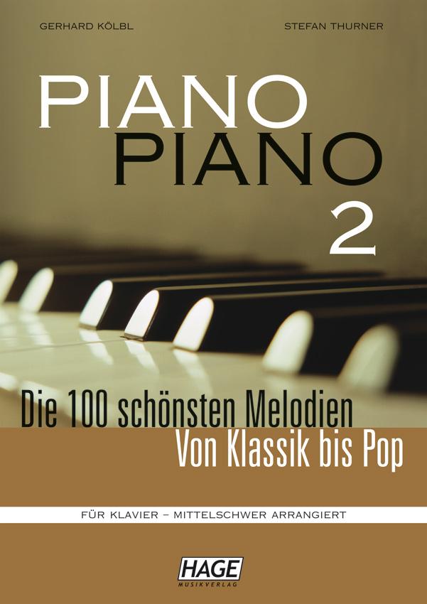 Vorderes Coverbild Piano Piano 2 mittelschwer (mit 4 CDs)