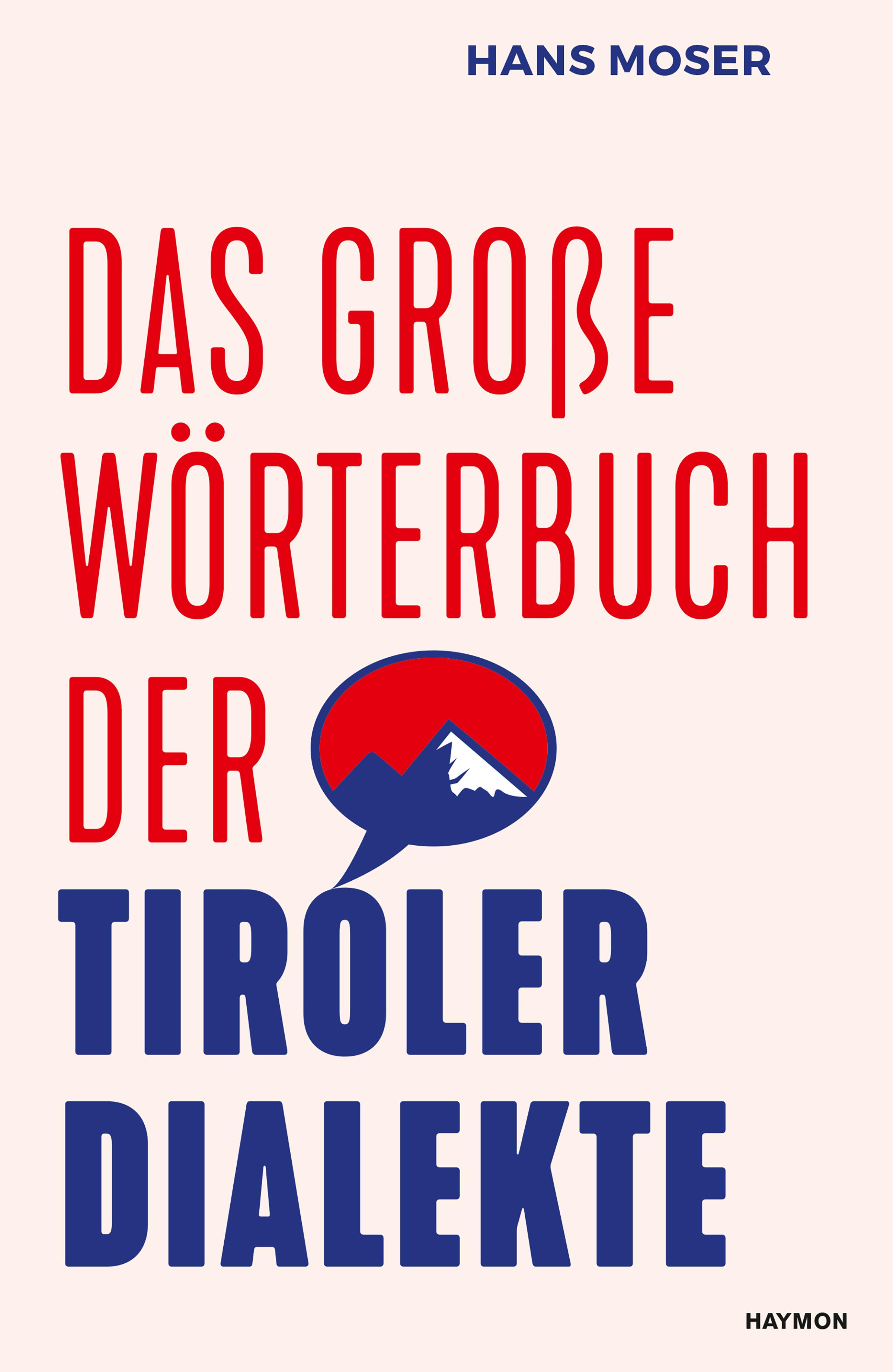 Vorderes Coverbild Das große Wörterbuch der Tiroler Dialekte