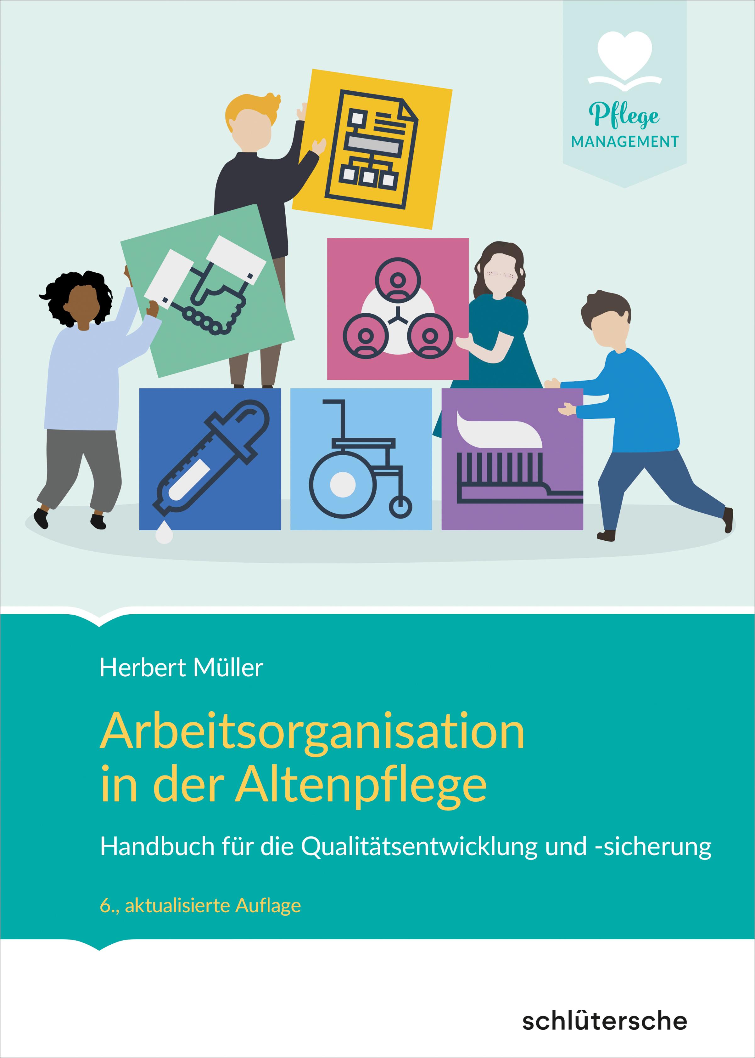 Vorderes Coverbild Arbeitsorganisation in der Altenpflege