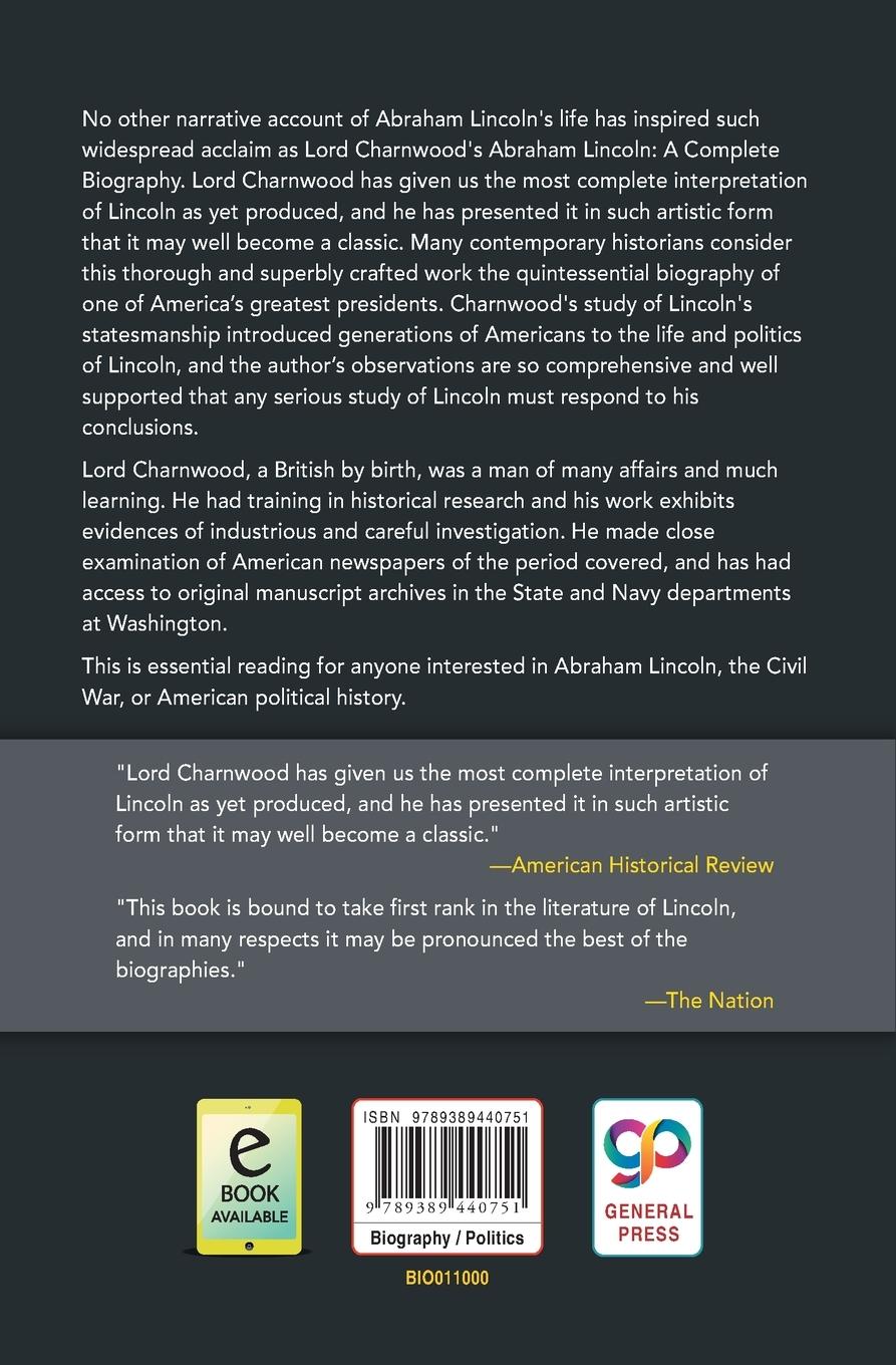 Rückseitencover Abraham Lincoln