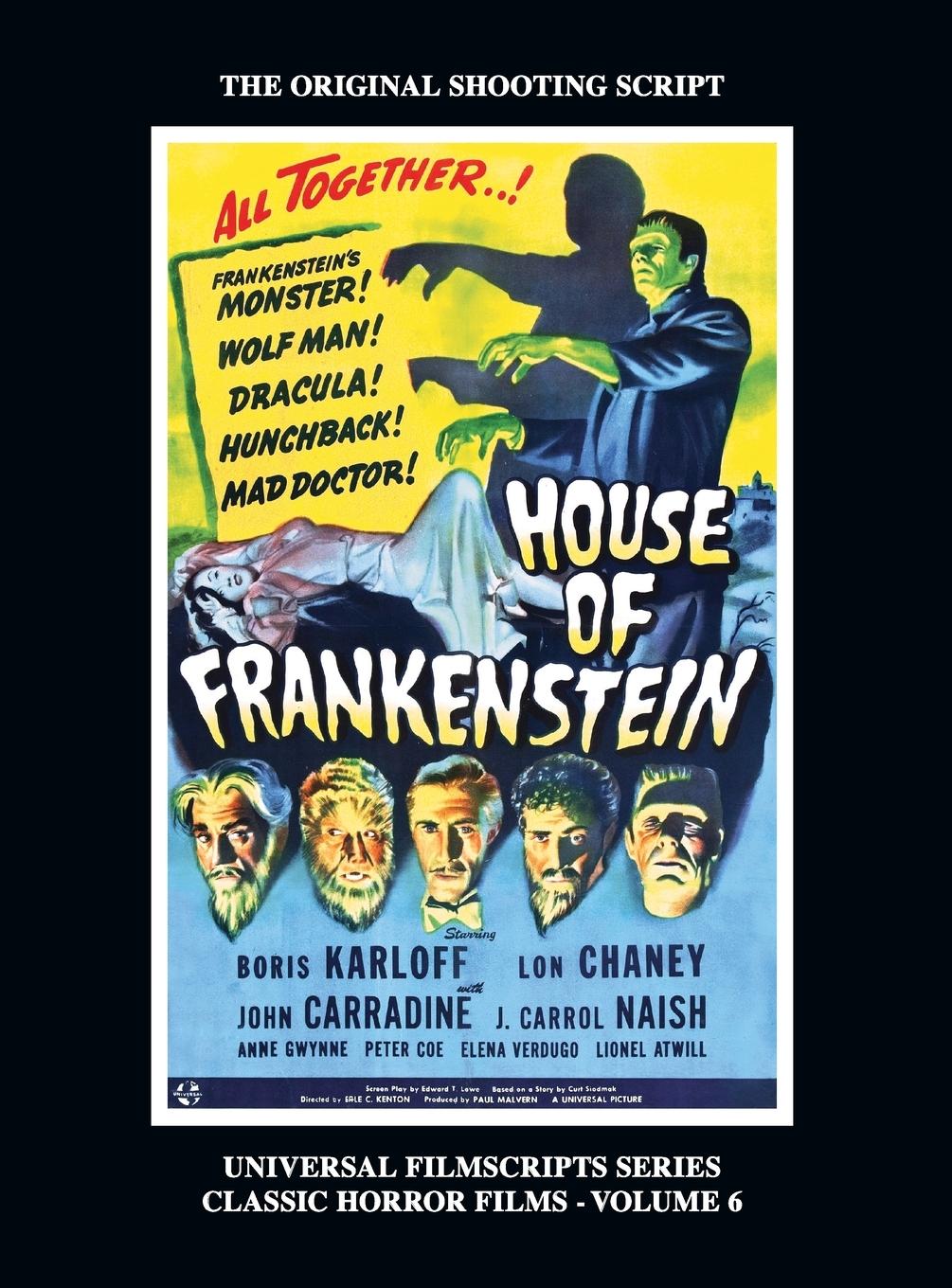 Vorderes Coverbild House of Frankenstein (Universal Filmscript Series, Vol. 6) (hardback)