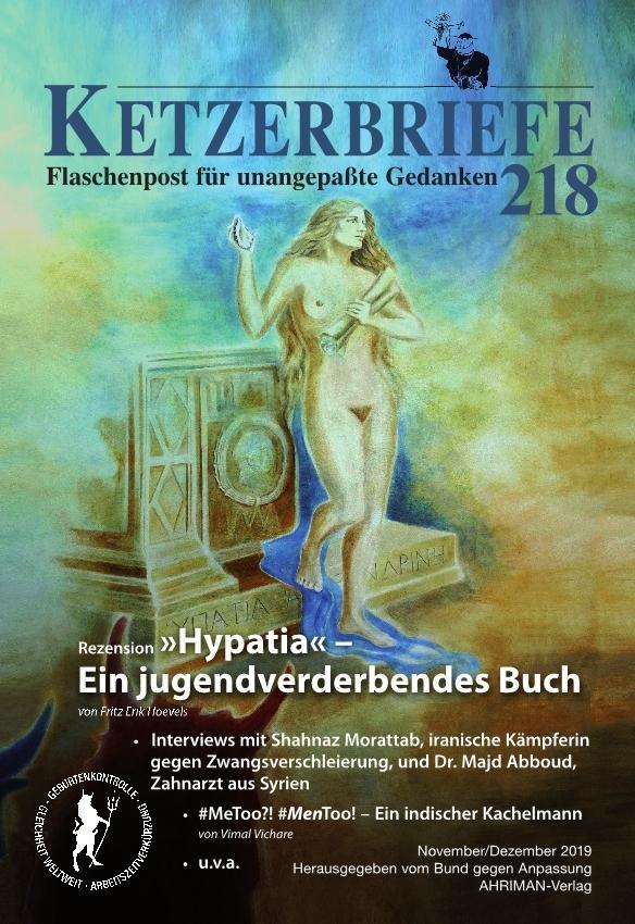 Vorderes Coverbild Rezension: "Hypatia"- Ein jugendverderbendes Buch
