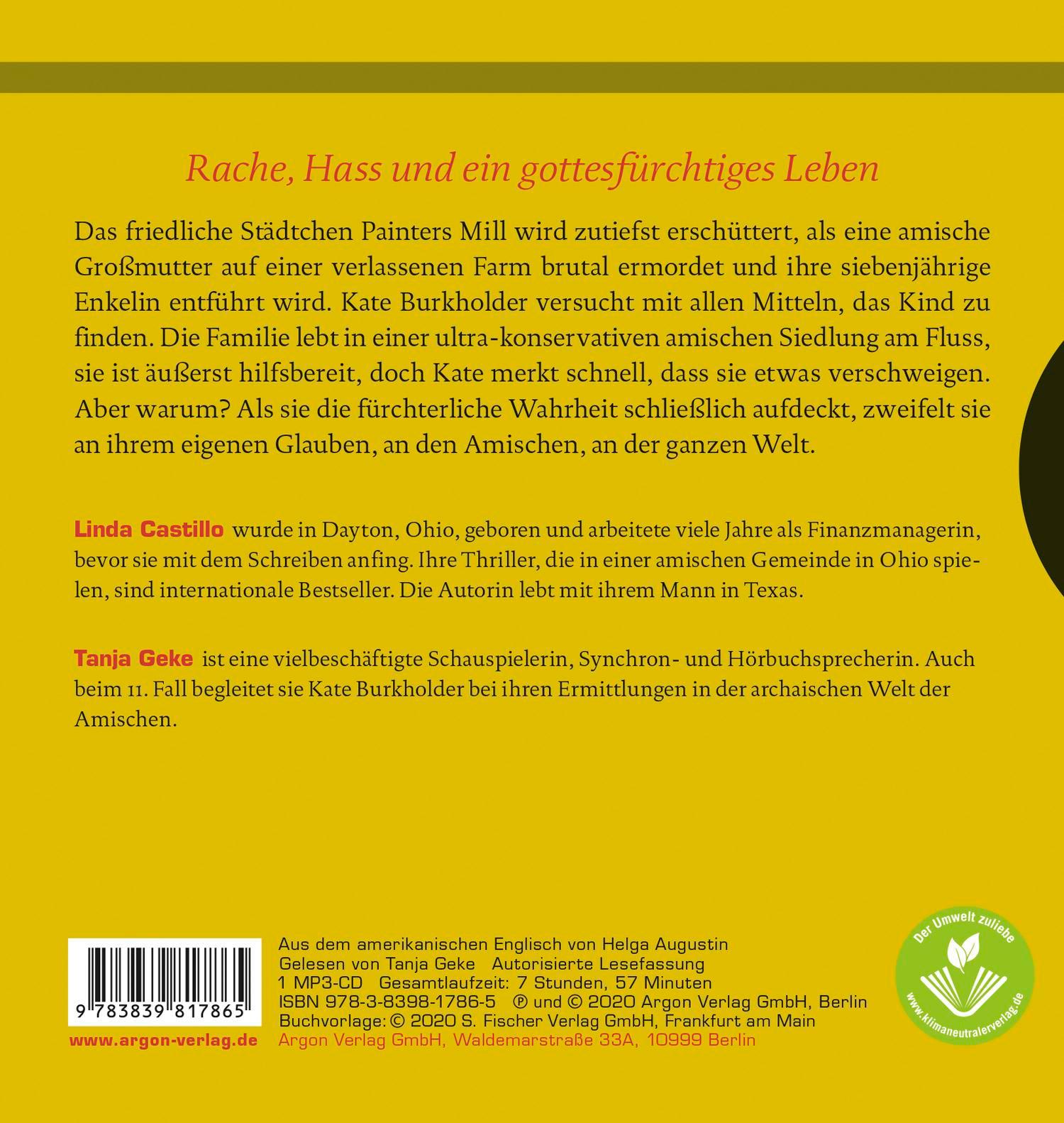 Rückseitencover Quälender Hass