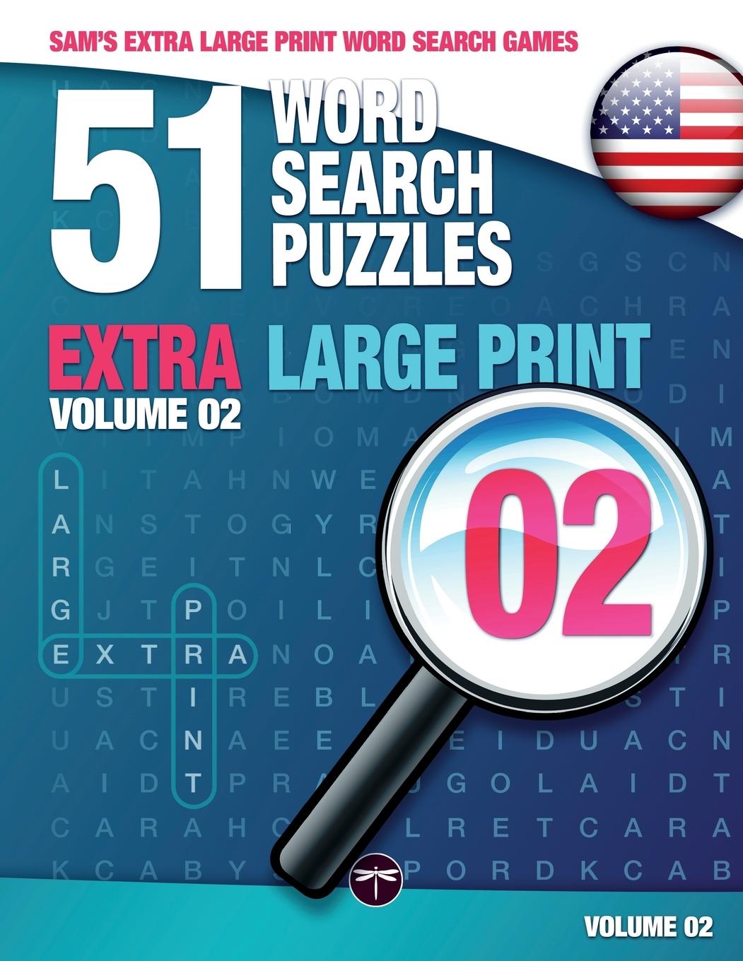 Vorderes Coverbild Sam's Extra Large-Print Word Search Games