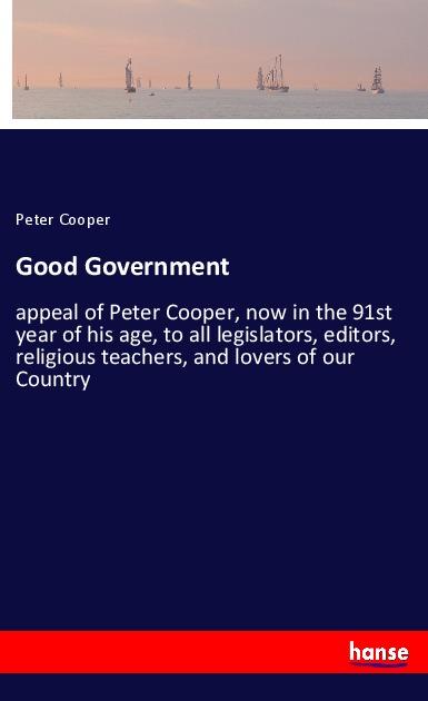 Vorderes Coverbild Good Government