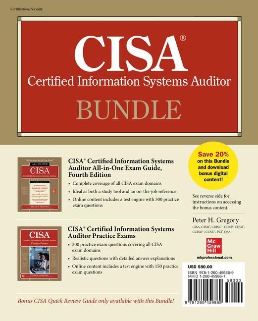 Vorderes Coverbild Cisa Certified Information Systems Auditor Bundle