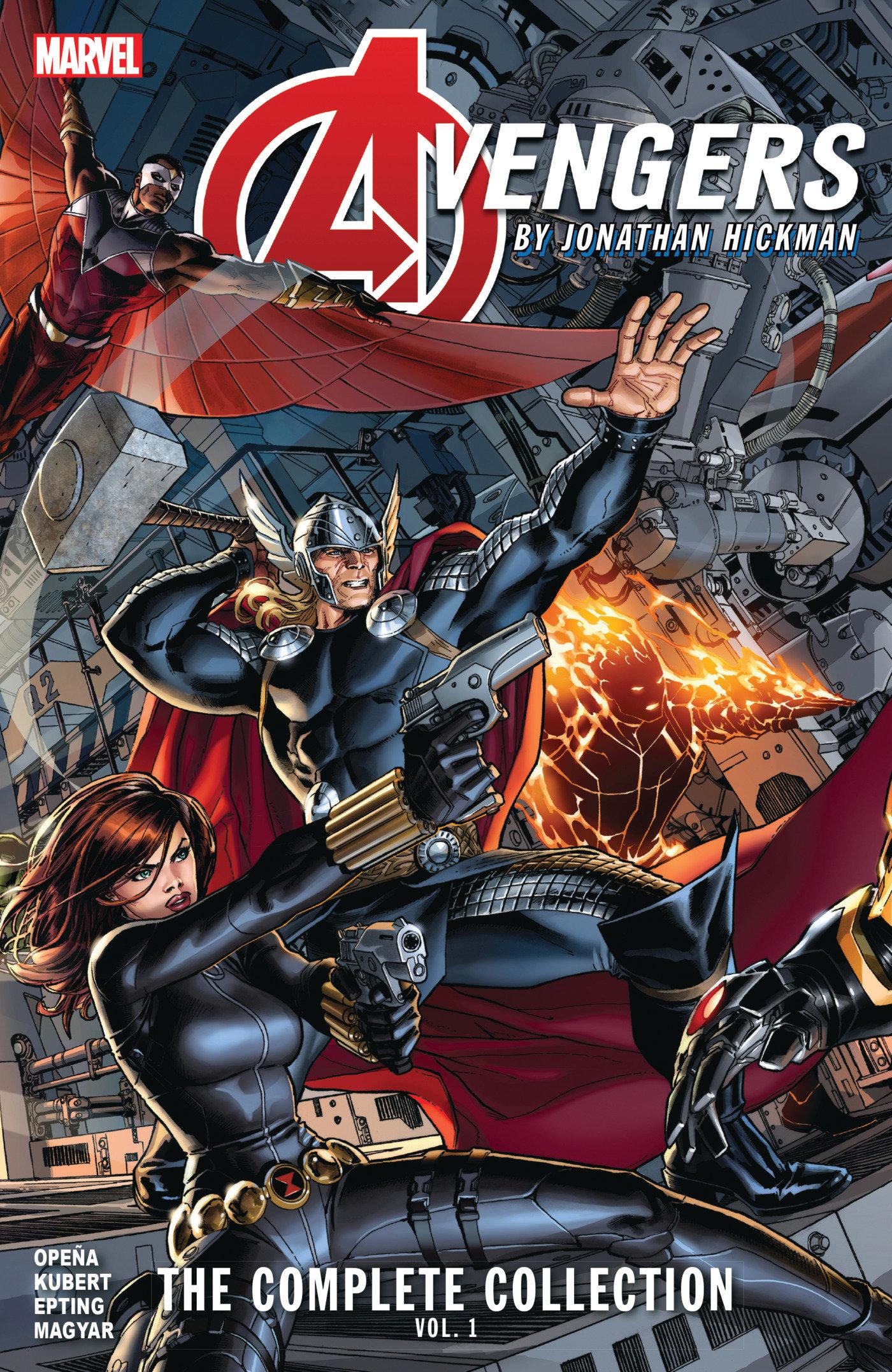 Vorderes Coverbild Avengers by Jonathan Hickman: The Complete Collection Vol. 1