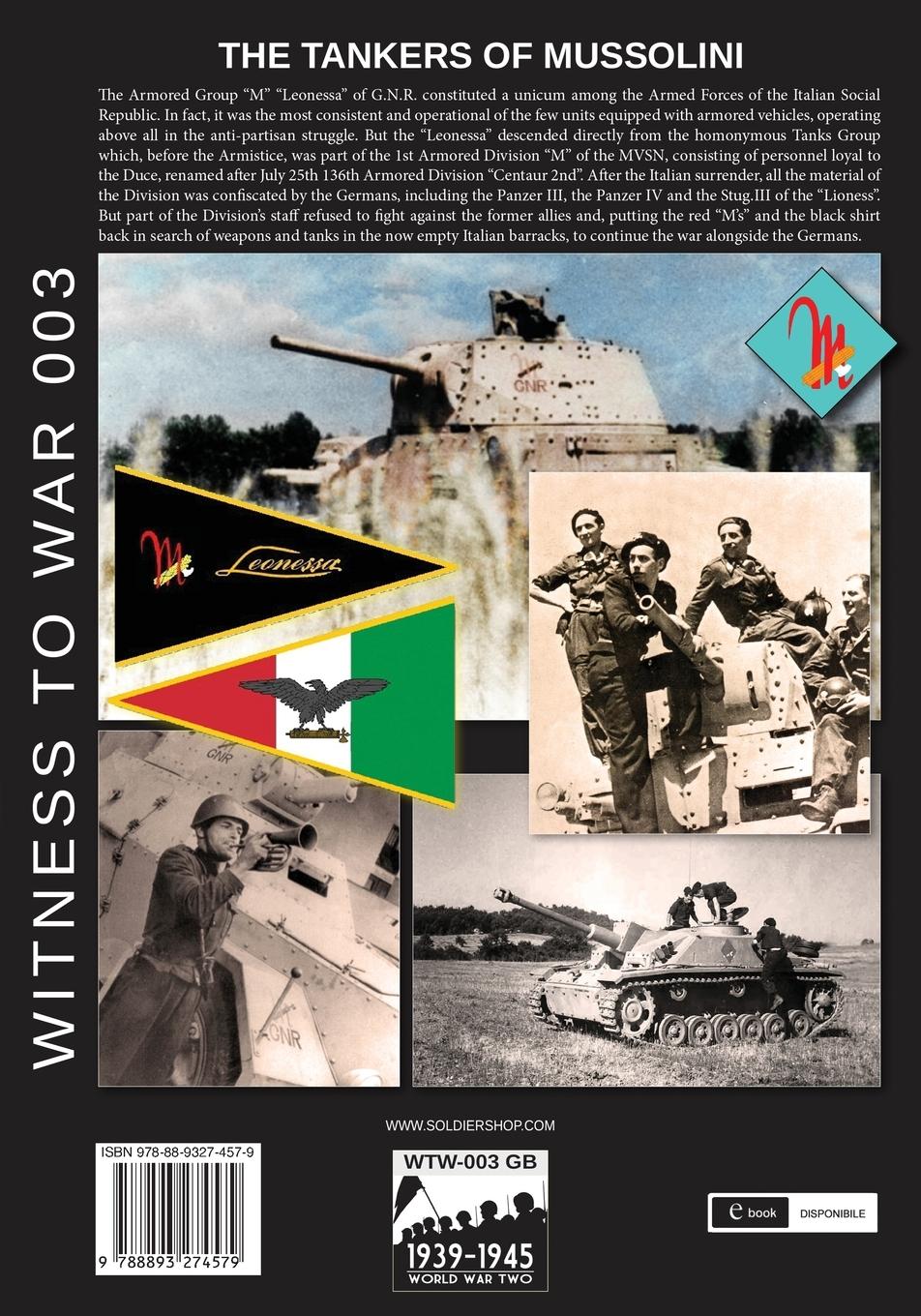 Rückseitencover The tankers of Mussolini