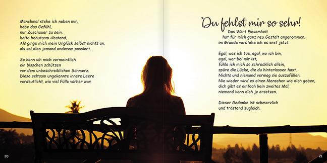 Beispielinhalt (Bild) Wenn das Herz voll Trauer ist