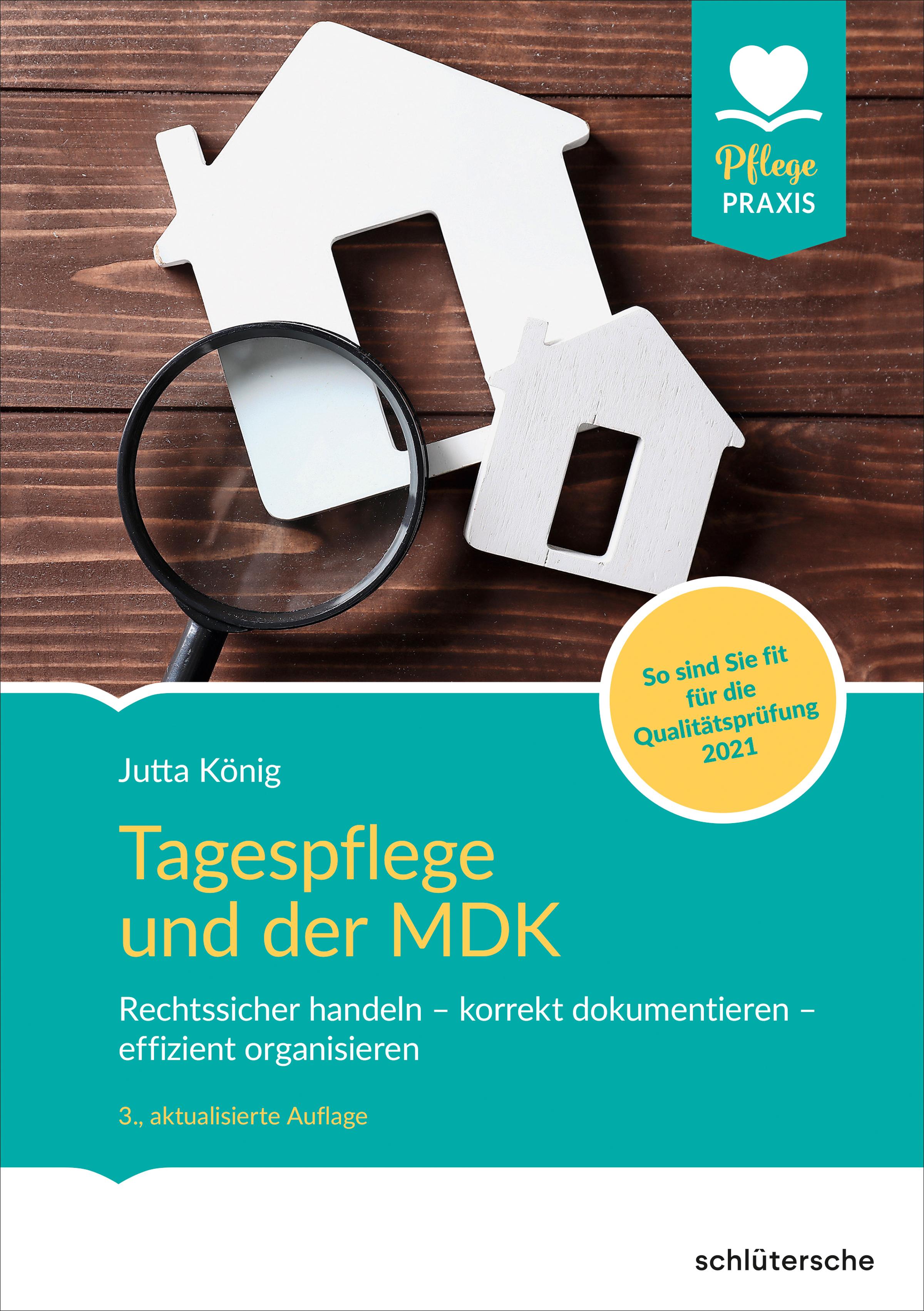Vorderes Coverbild Tagespflege und der MDK