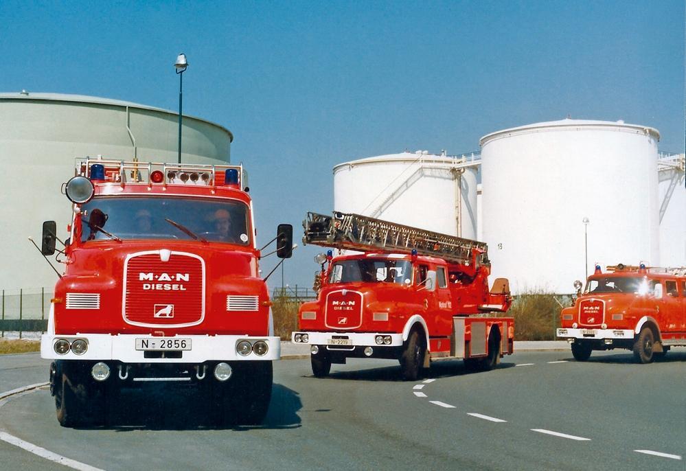 Beispielinhalt (Bild) Die Fahrzeuge der Feuerwehr Nürnberg