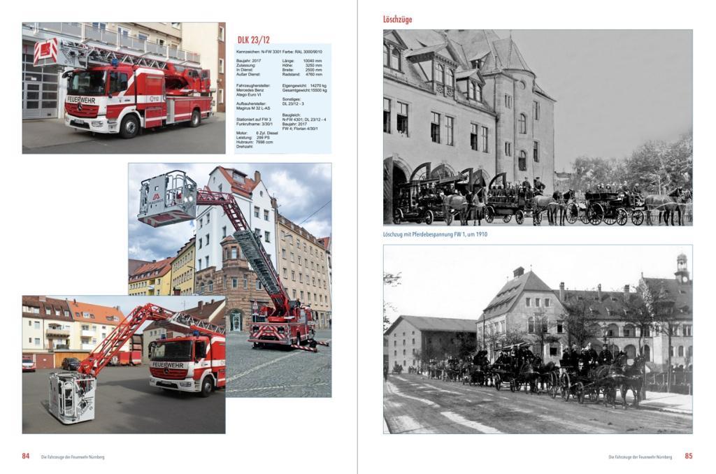Beispielinhalt (Bild) Die Fahrzeuge der Feuerwehr Nürnberg