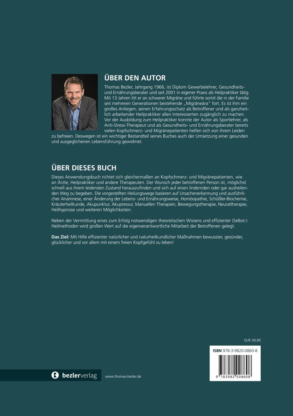Beispielinhalt (Bild) Leben ohne Kopfschmerz und Migräne - Das naturheilkundliche Anwendungsbuch für Therapeuten und Patienten