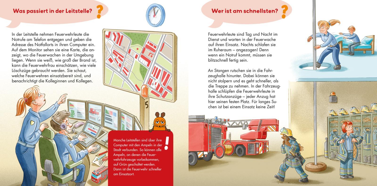 Beispielinhalt (Bild) Frag doch mal ... die Maus: Feuerwehr