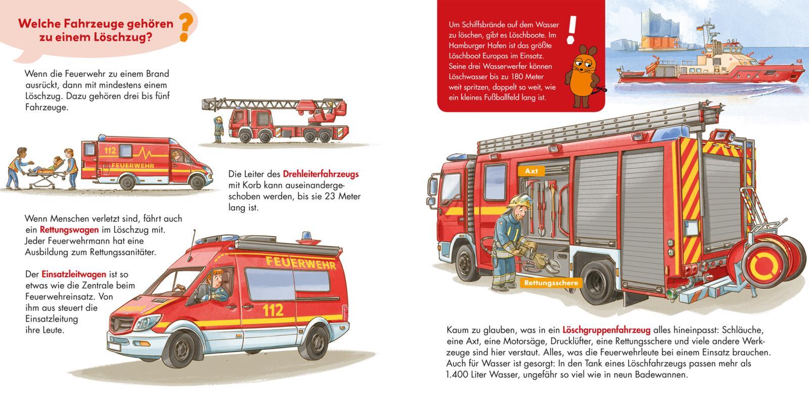 Beispielinhalt (Bild) Frag doch mal ... die Maus: Feuerwehr