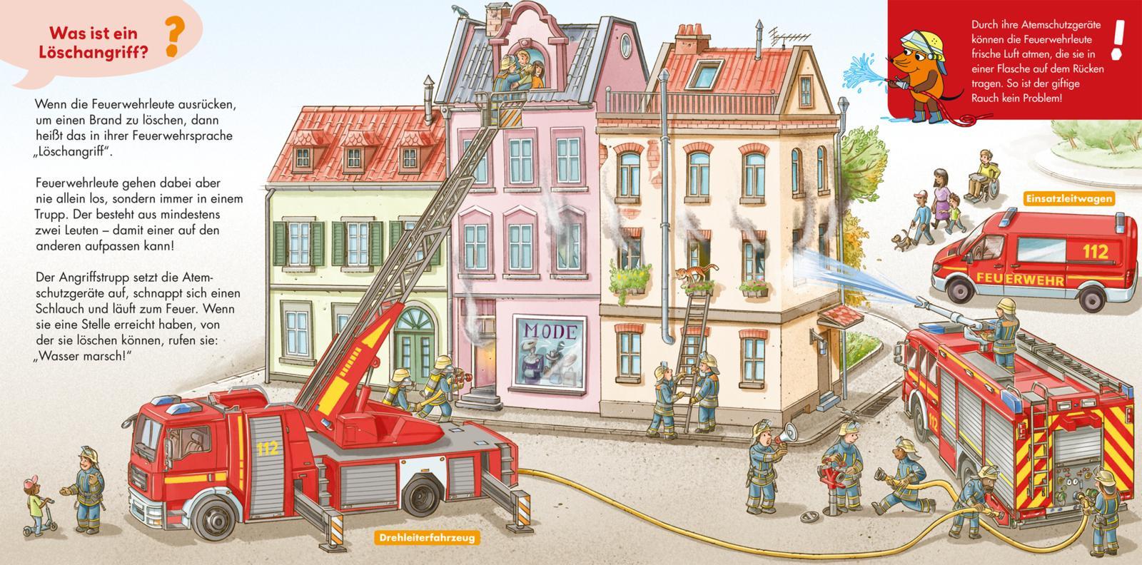 Beispielinhalt (Bild) Frag doch mal ... die Maus: Feuerwehr