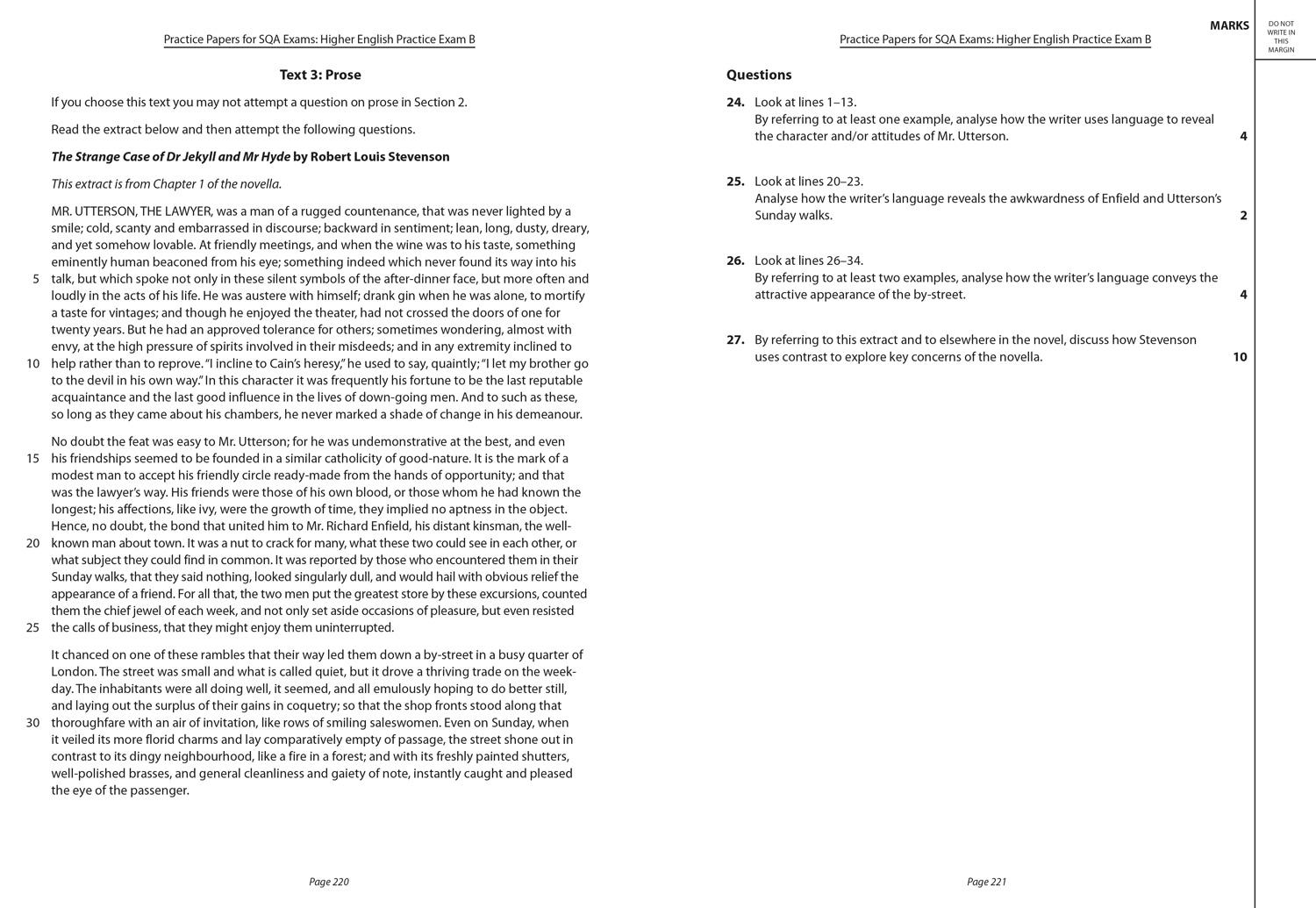 Beispielinhalt (Bild) Complete Revision and Practice Sqa Exams - Higher English Complete Revision and Practice