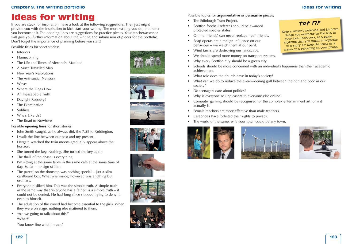 Beispielinhalt (Bild) Complete Revision and Practice Sqa Exams - Higher English Complete Revision and Practice