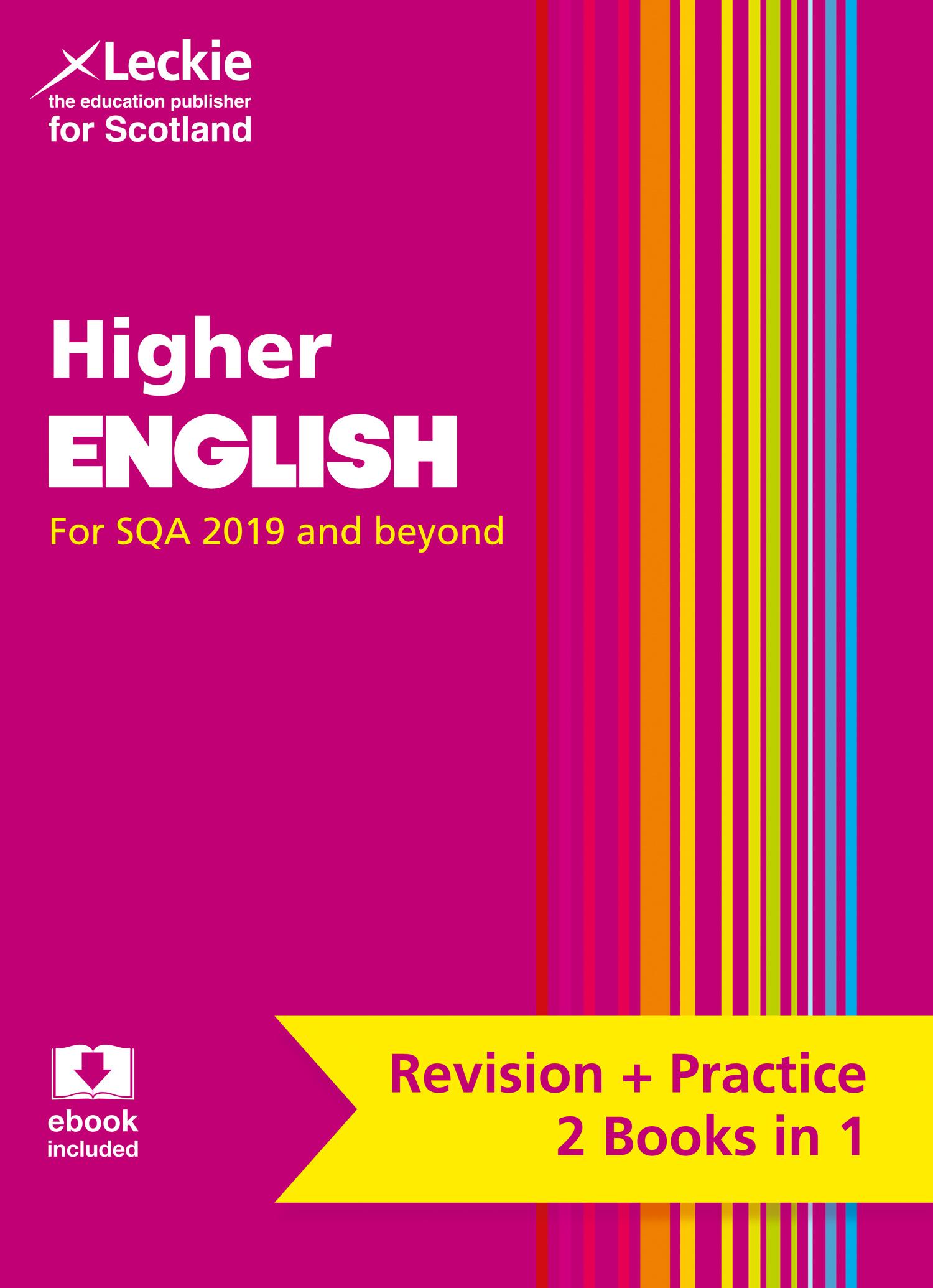 Vorderes Coverbild Complete Revision and Practice Sqa Exams - Higher English Complete Revision and Practice