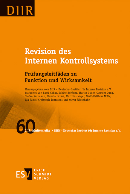 Vorderes Coverbild Revision des Internen Kontrollsystems