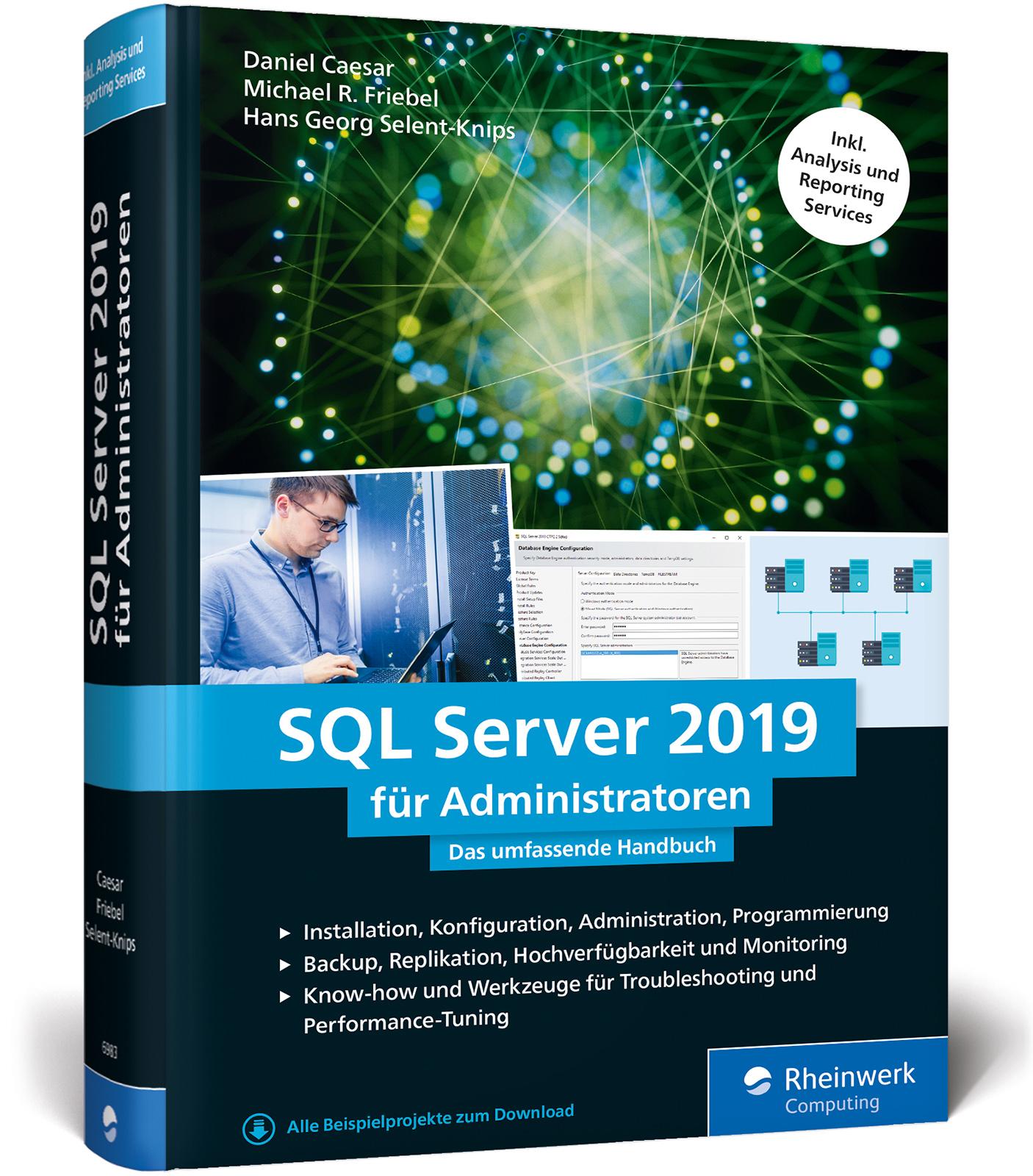 Vorderes Coverbild SQL Server 2019 für Administratoren