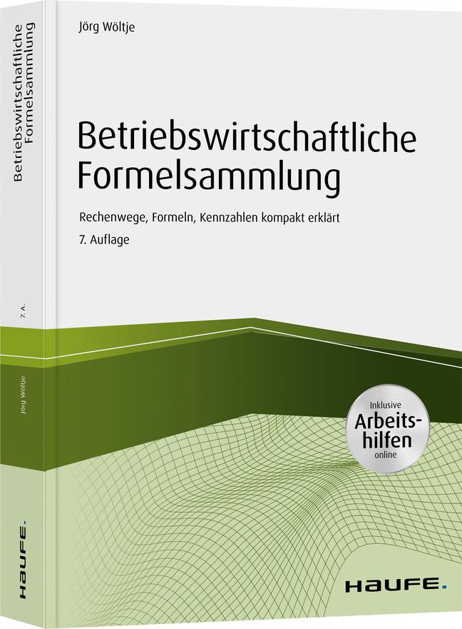 Vorderes Coverbild Betriebswirtschaftliche Formelsammlung - inkl. Arbeitshilfen online
