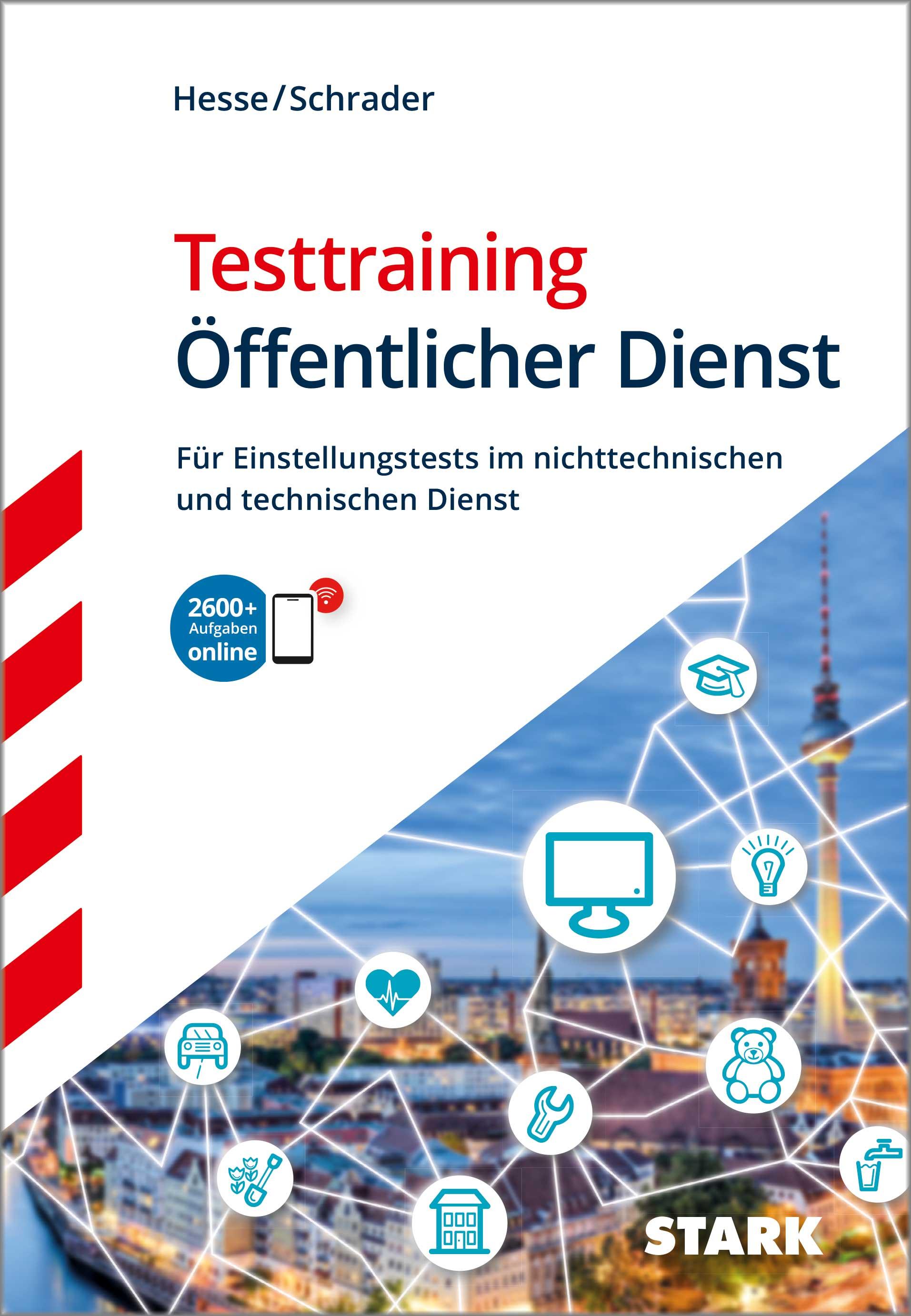 Vorderes Coverbild STARK Testtraining Öffentlicher Dienst