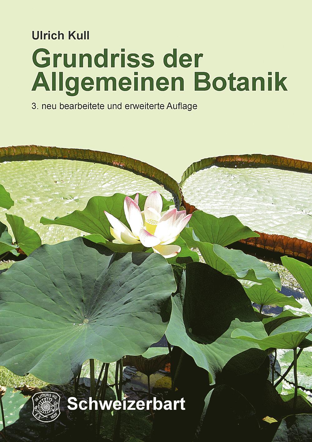 Vorderes Coverbild Grundriss der Allgemeinen Botanik