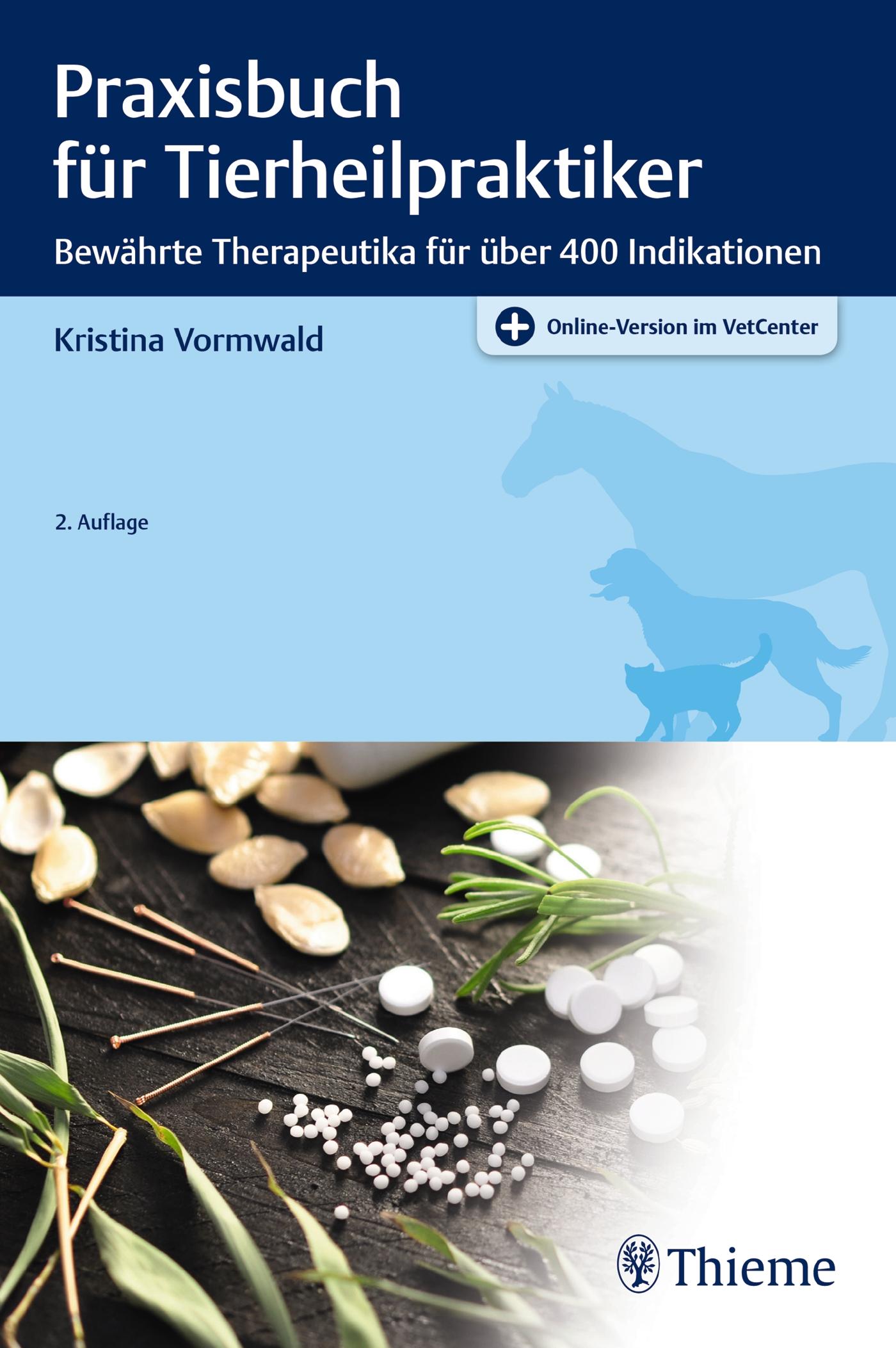 Vorderes Coverbild Praxisbuch für Tierheilpraktiker