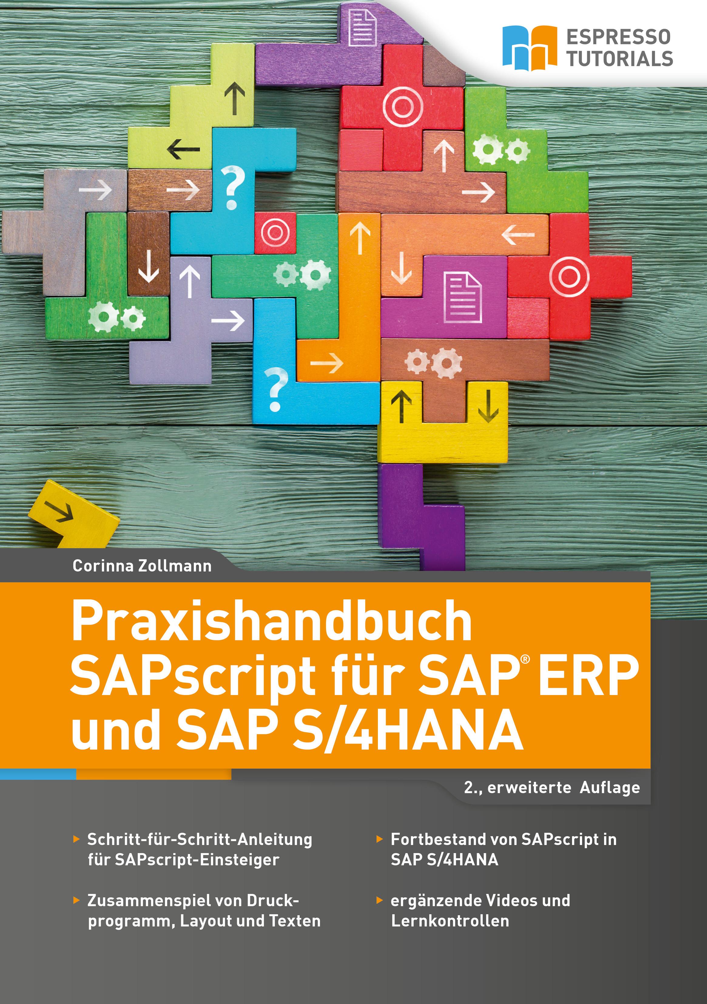 Vorderes Coverbild Praxishandbuch SAPscript für SAP ERP und SAP S/4HANA