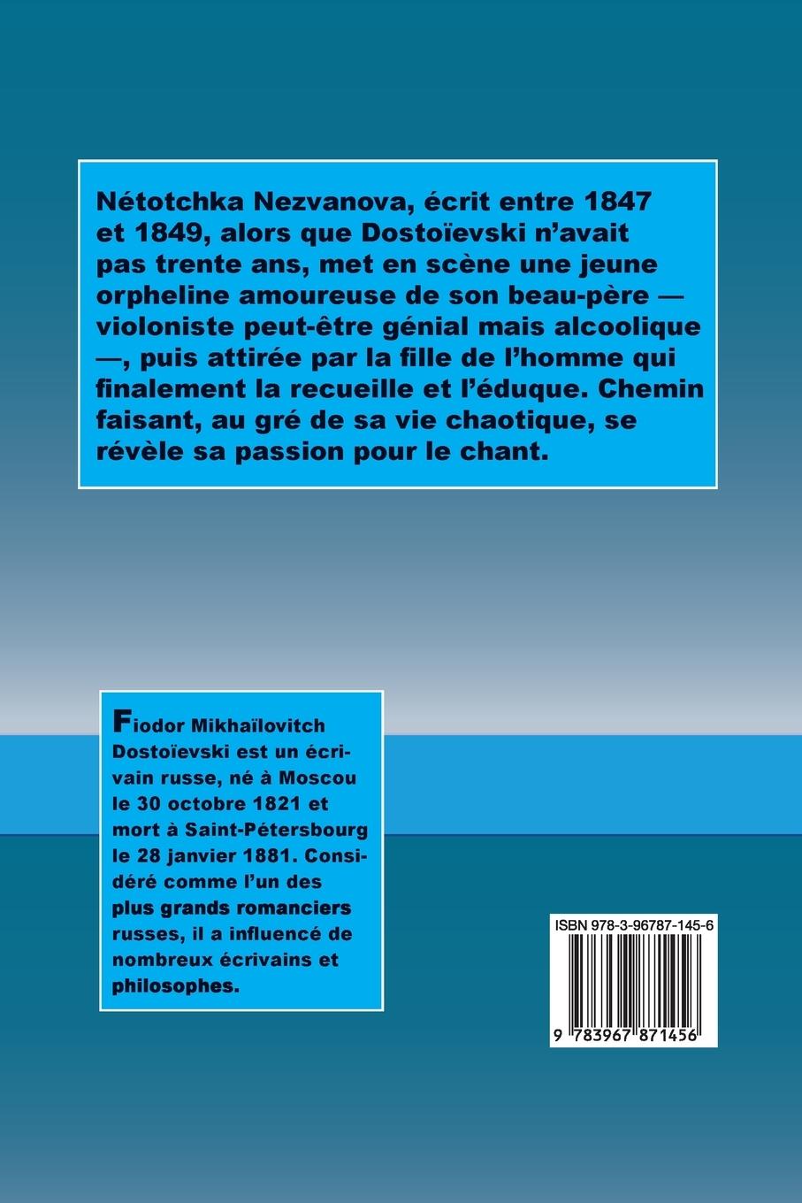 Rückseitencover Niétotchka Nezvanova