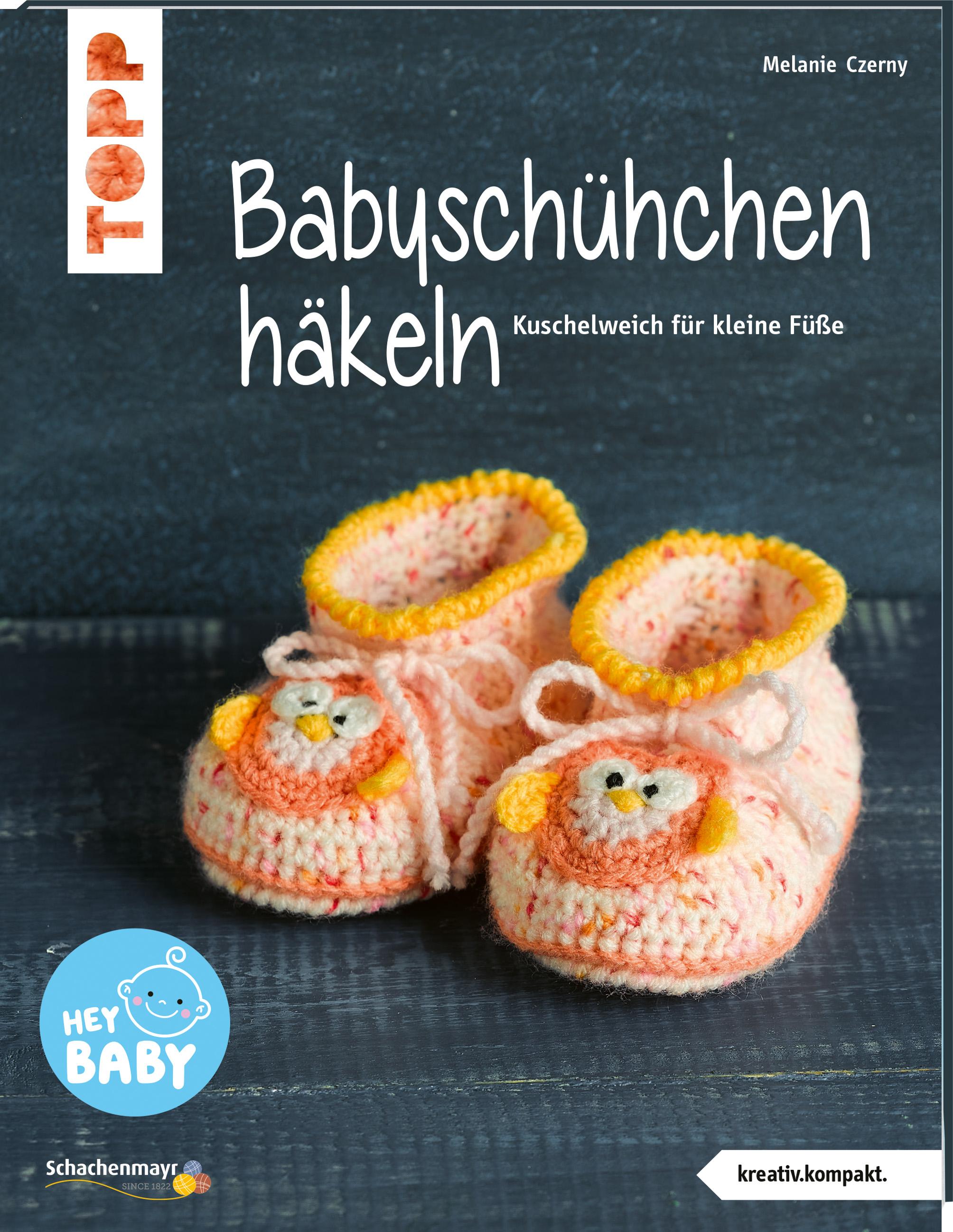 Vorderes Coverbild Babyschühchen häkeln (kreativ.kompakt.)
