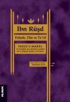 Vorderes Coverbild Felsefe, Din ve Tevil