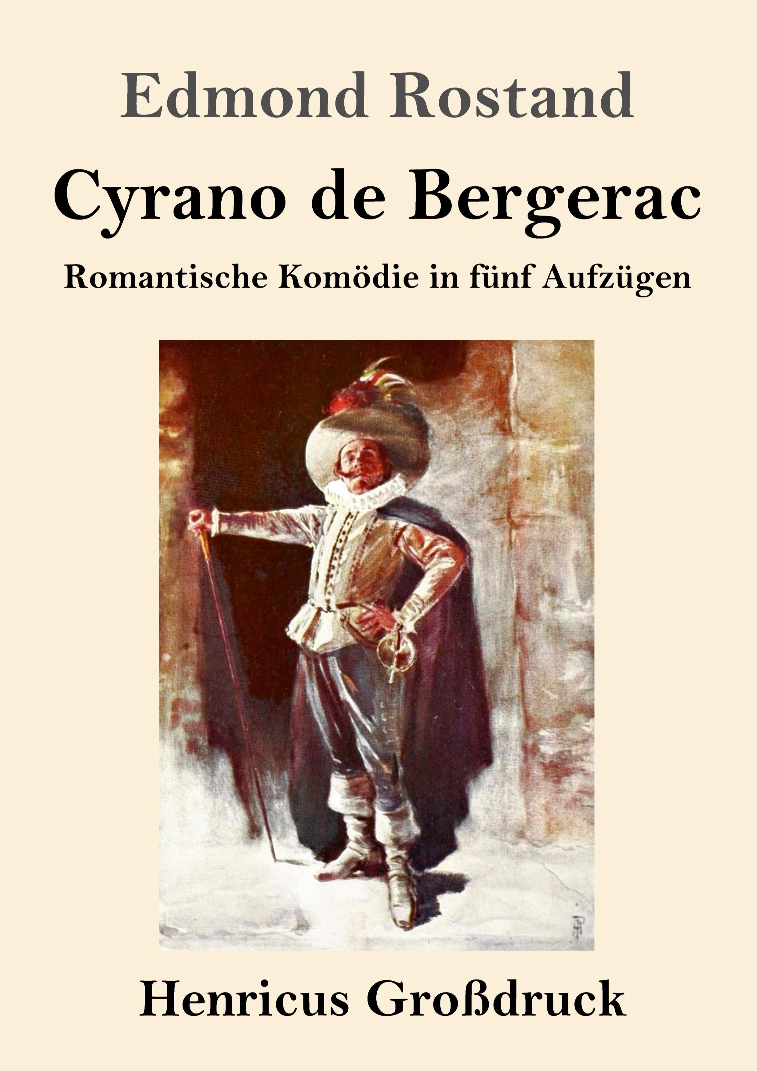 Vorderes Coverbild Cyrano de Bergerac (Großdruck)