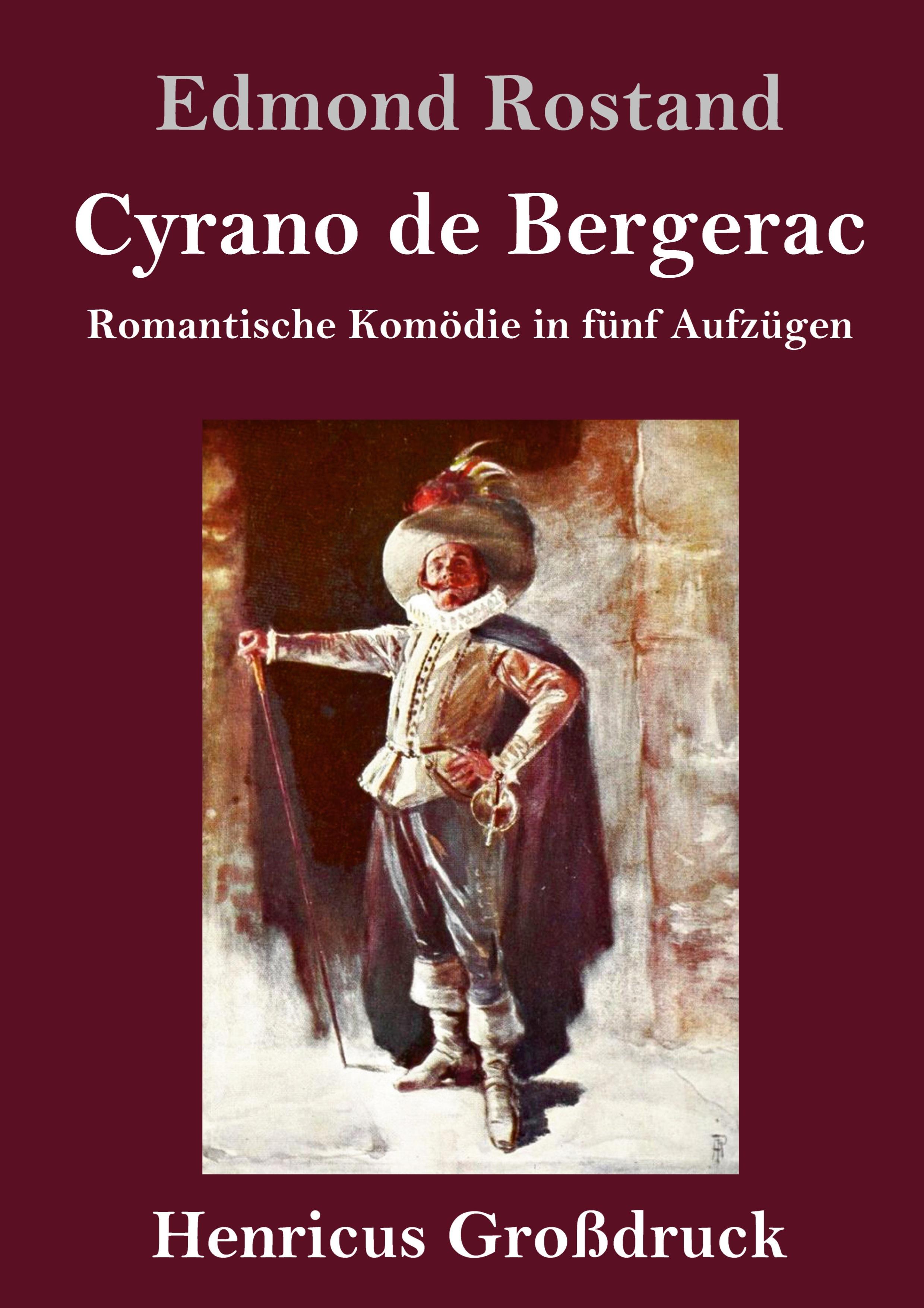 Vorderes Coverbild Cyrano de Bergerac (Großdruck)
