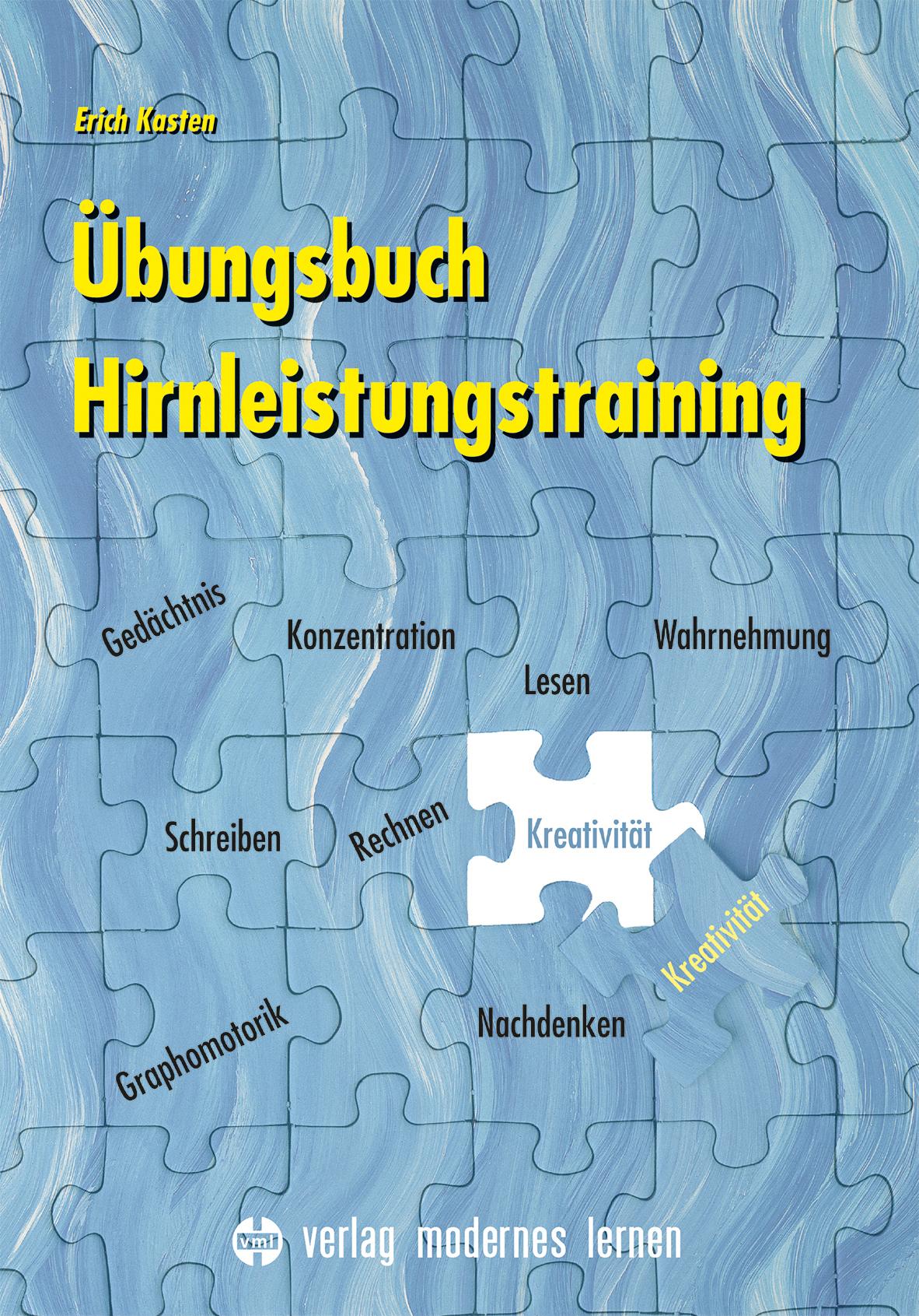 Vorderes Coverbild Übungsbuch Hirnleistungstraining