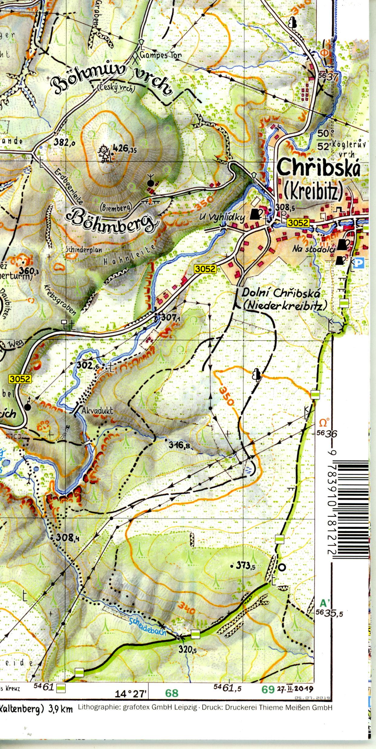 Beispielinhalt (Bild) Balzhütte 1:10000