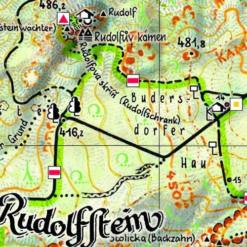 Beispielinhalt (Bild) Balzhütte 1:10000