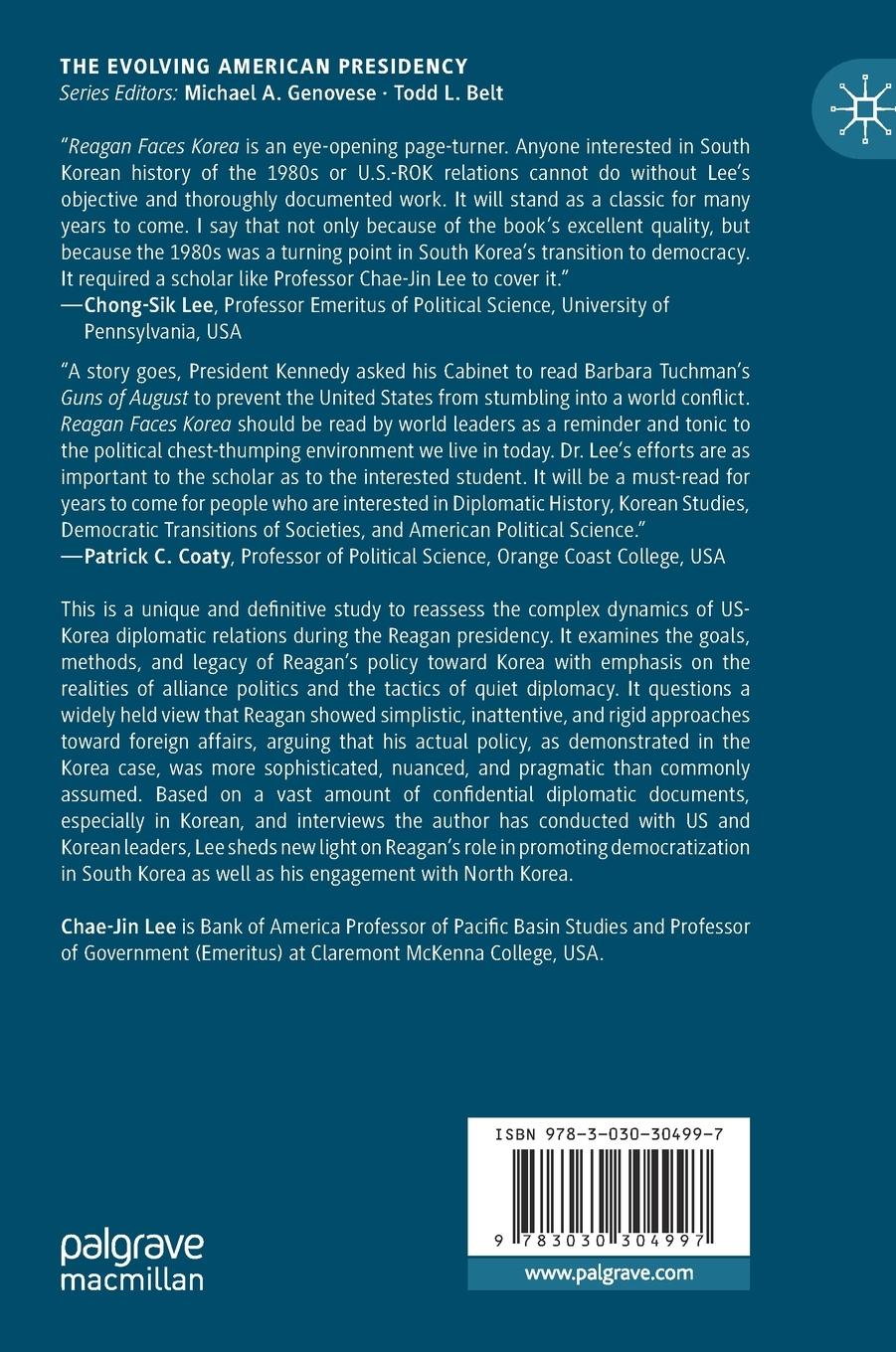 Rückseitencover Reagan Faces Korea