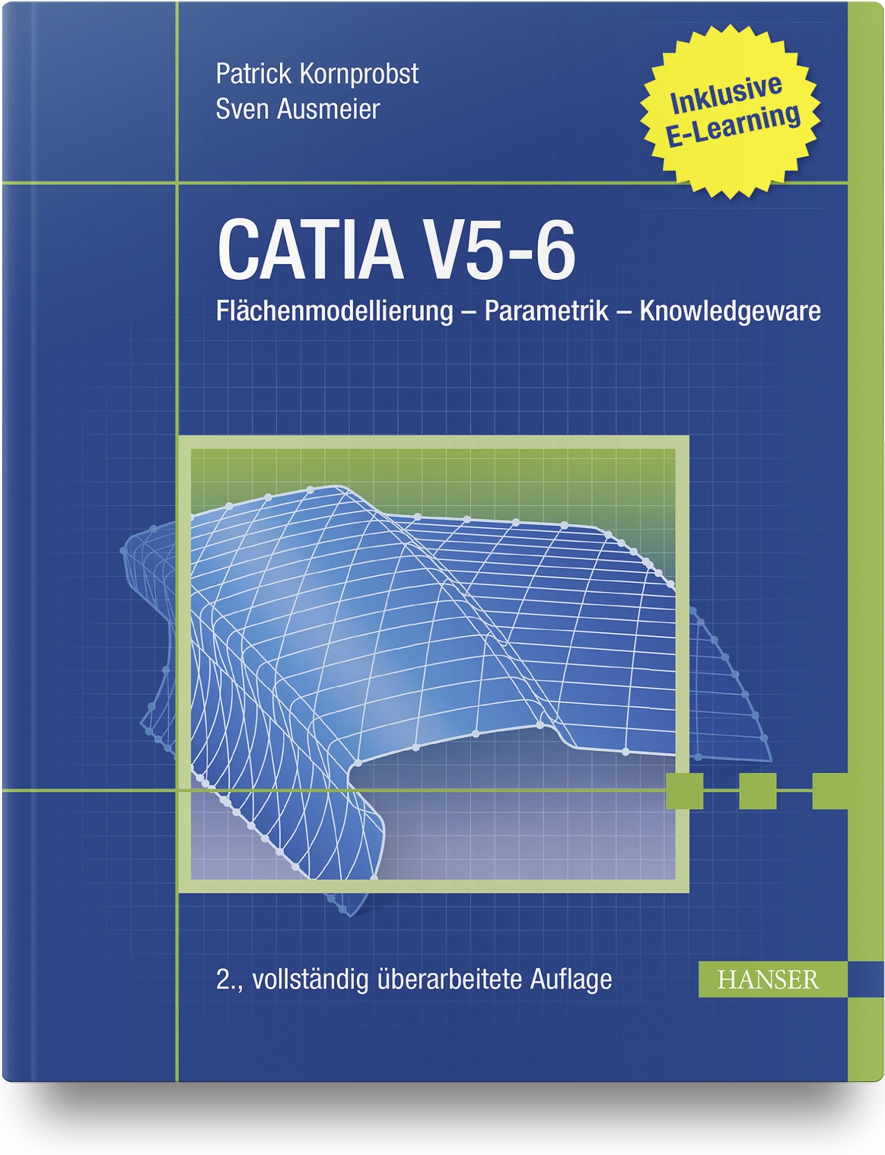 Vorderes Coverbild CATIA V5-6