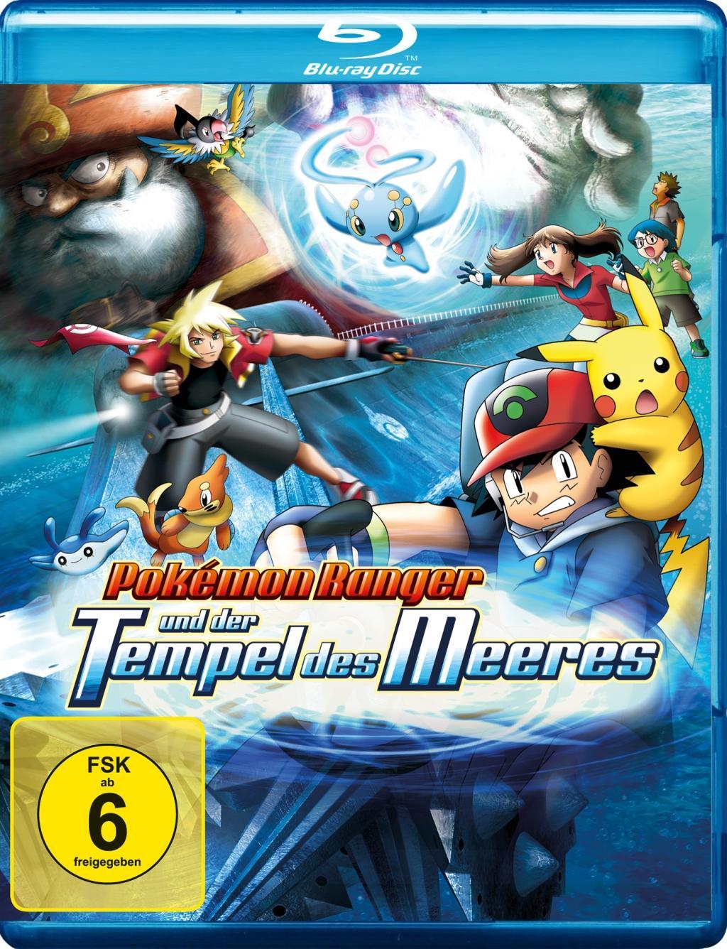 Vorderes Coverbild Pokémon Ranger und der Tempel des Meeres