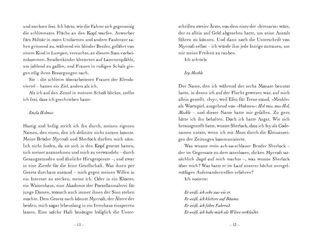 Beispielinhalt (Bild) Der Fall der verhängnisvollen Blumen