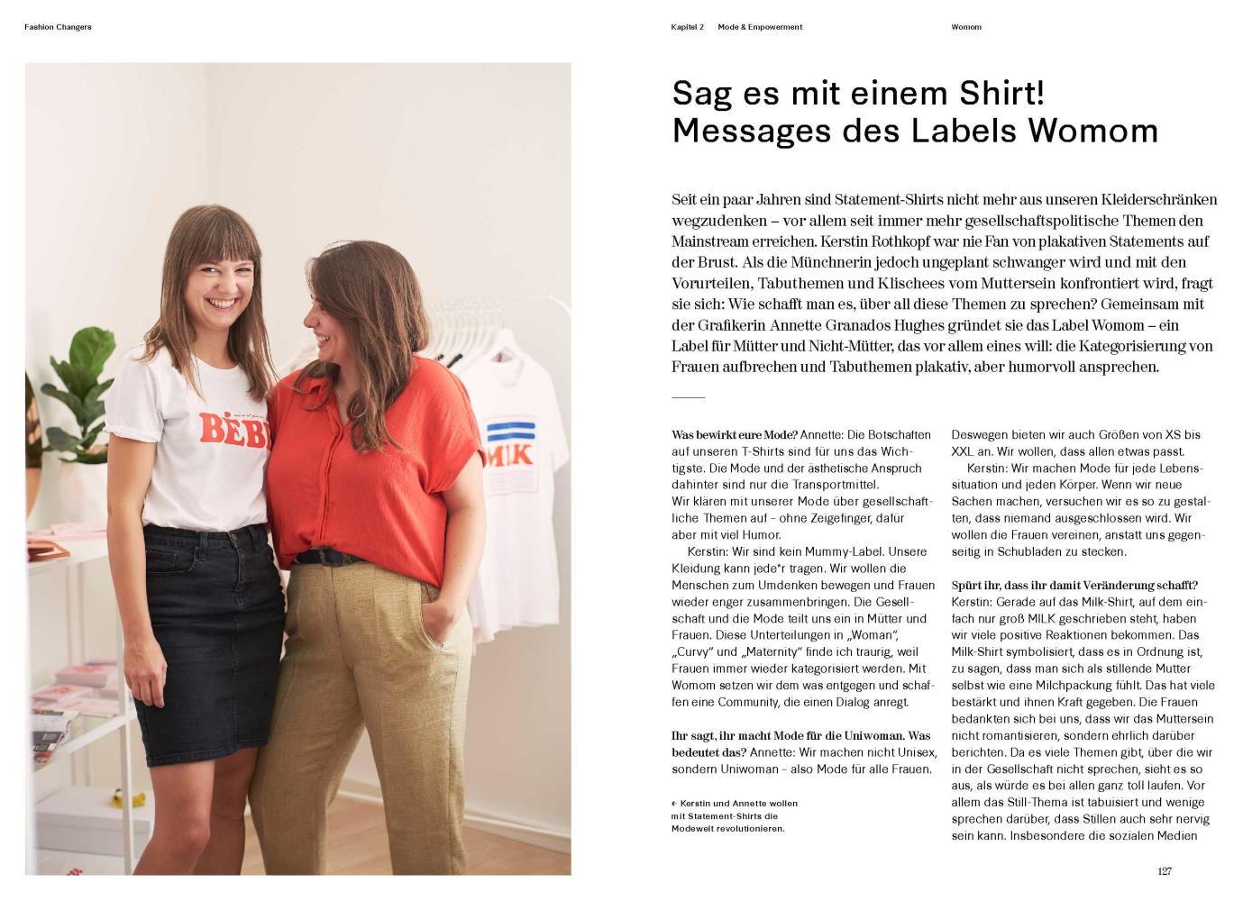 Beispielinhalt (Bild) Fashion Changers - Wie wir mit fairer Mode die Welt verändern können